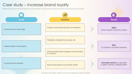 Managing Technical And Non Technical Case Study Increase Brand Loyalty Managing Technical And Non Technical Case Study Increase Brand Loyalty