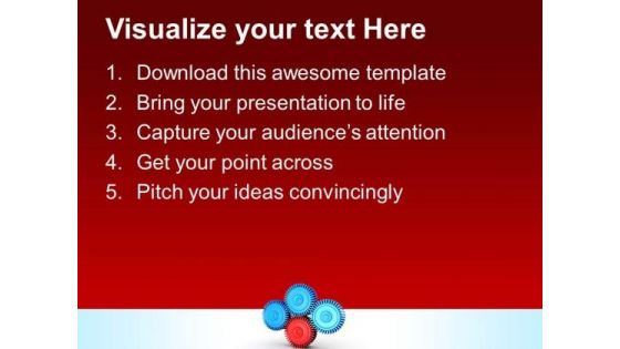Manufacturing Gears Business PowerPoint Templates And PowerPoint Themes 0512