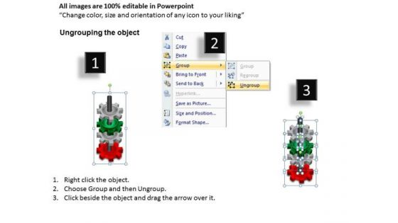 Manufacturing Gears PowerPoint Templates