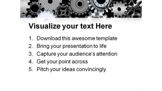 Many Gears Industrial PowerPoint Templates And PowerPoint Backgrounds 0511