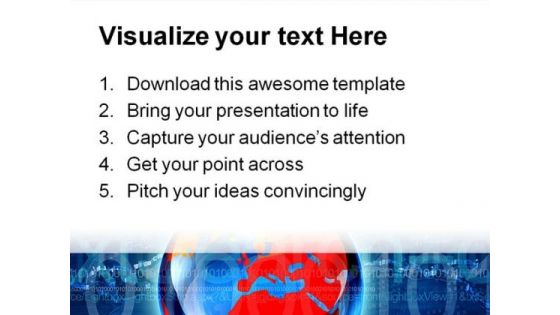 Map Globe PowerPoint Backgrounds And Templates 1210