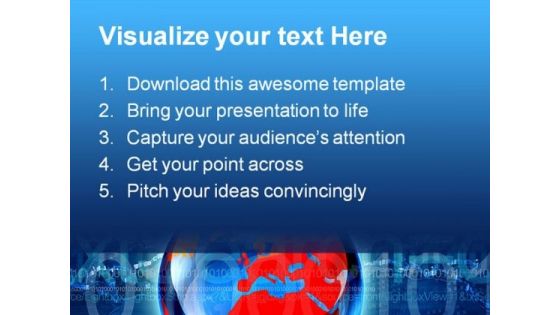 Map Globe PowerPoint Backgrounds And Templates 1210