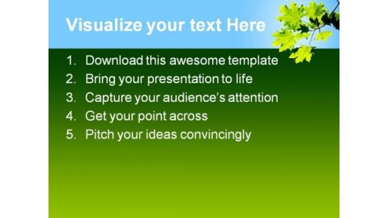 Maple Leaves01 Nature PowerPoint Themes And PowerPoint Slides 0511
