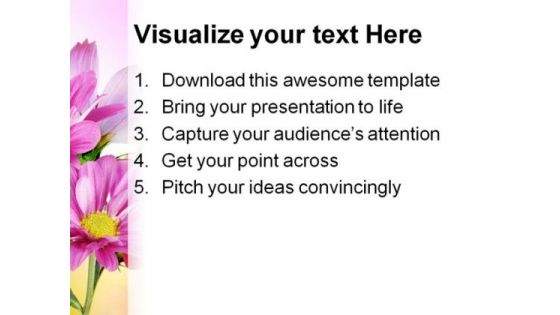 Margherite Flowers Beauty PowerPoint Themes And PowerPoint Slides 0511