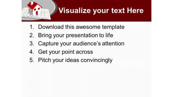 Market Growth Graph Real Estate PowerPoint Templates Ppt Backgrounds For Slides 0113