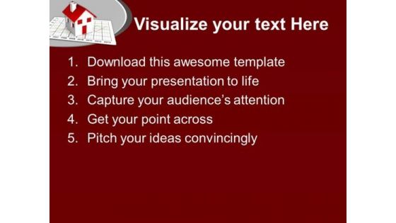 Market Growth Graph Real Estate PowerPoint Templates Ppt Backgrounds For Slides 0113