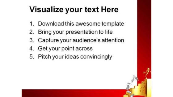 Market Leader Tumbling Business PowerPoint Templates And PowerPoint Backgrounds 0711