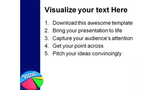 Market Share Marketing PowerPoint Backgrounds And Templates 0111
