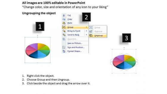 Marketing Analysis Pie Chart 8 Stages Business Plan Basics PowerPoint Templates
