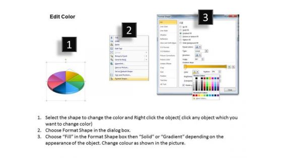 Marketing Analysis Pie Chart 8 Stages Business Plan Basics PowerPoint Templates