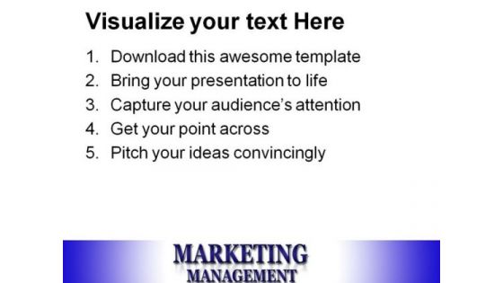 Marketing And Management Business PowerPoint Background And Template 1210