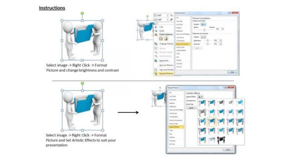 Marketing Concepts 3d Illustration Of Men With Folder Characters