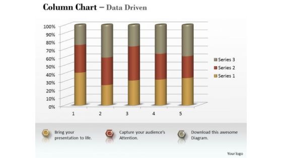 Marketing Data Analysis 3d Statistical Process Column Chart PowerPoint Templates