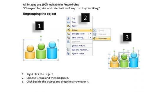 Marketing Diagram 3 Steps For Production Planning Consulting Diagram