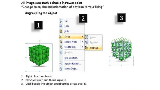 Marketing Diagram 3d Cube Diagrame Perspective Ppt Business Diagram