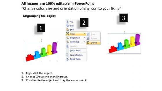 Marketing Diagram 3d Lego Blocks Step Process 5 Stages Business Cycle Diagram