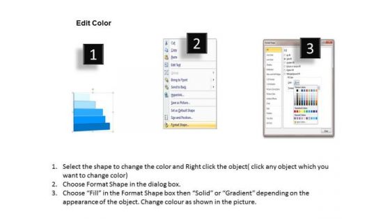 Marketing Diagram 3d List Diagram With 5 Stages Sales Diagram