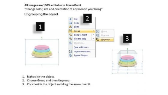 Marketing Diagram 4 Staged Circular Process Design Consulting Diagram