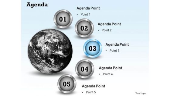 Marketing Diagram 5 Staged Business Agenda Display Sales Diagram