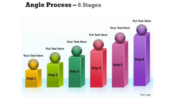 Marketing Diagram Angle Process With 6 Stages Sales Diagram