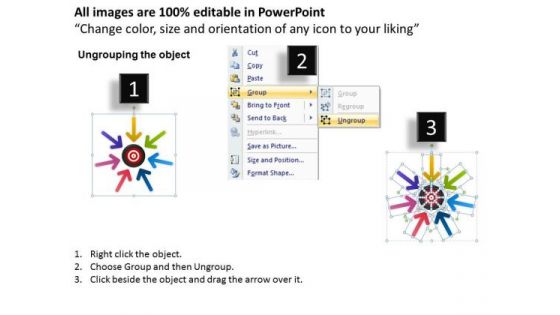 Marketing Diagram Arrange For A Target Consulting Diagram