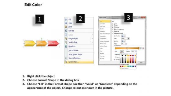 Marketing Diagram Arrow Process 3 Stages Style Consulting Diagram