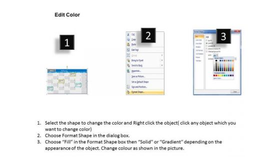 Marketing Diagram Blue Calendar 2011 Consulting Diagram