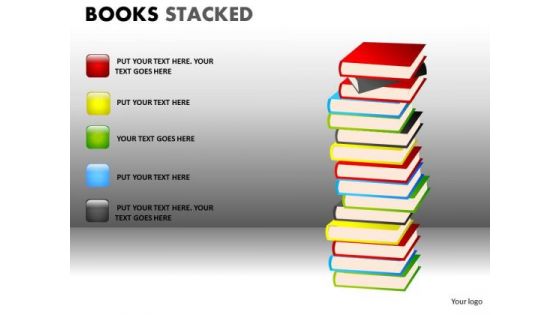 Marketing Diagram Books Stacked Strategic Management