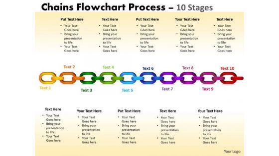 Marketing Diagram Chains Flowchart Process Diagram 10 Stages Consulting Diagram