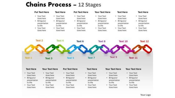 Marketing Diagram Chains Process 12 Stages Consulting Diagram