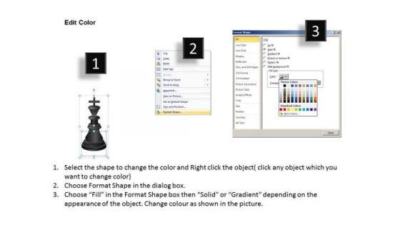 Marketing Diagram Chess Board Business Diagram