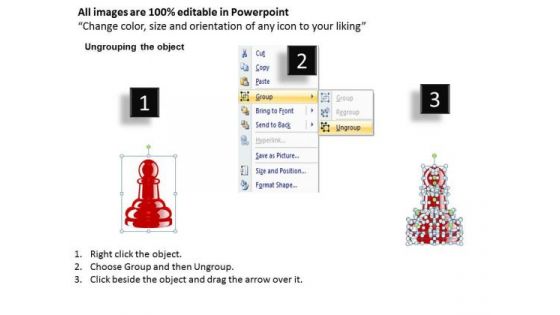 Marketing Diagram Chess Pawn Pieces Sales Diagram