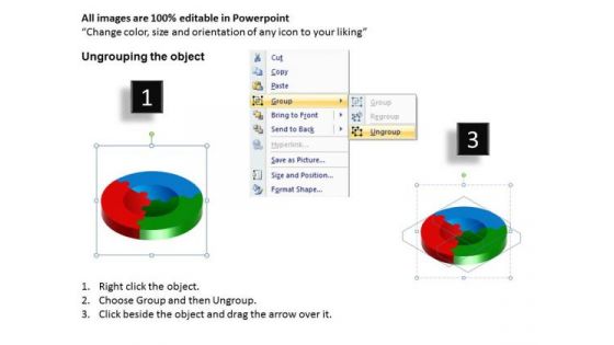 Marketing Diagram Circular Jigsaw Puzzle Flowchart Process Diagram Style 7 Sales Diagram