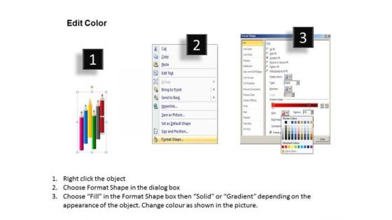 Marketing Diagram Crayons And Pencils Style 1 Business Framework Model