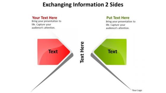 Marketing Diagram Exchanging Information Sides Sales Diagram
