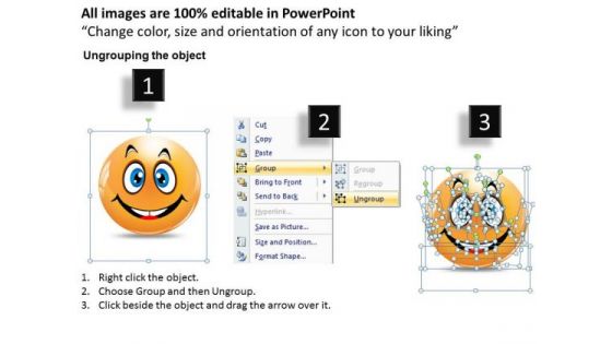 Marketing Diagram Happy Smiley Face Sales Diagram