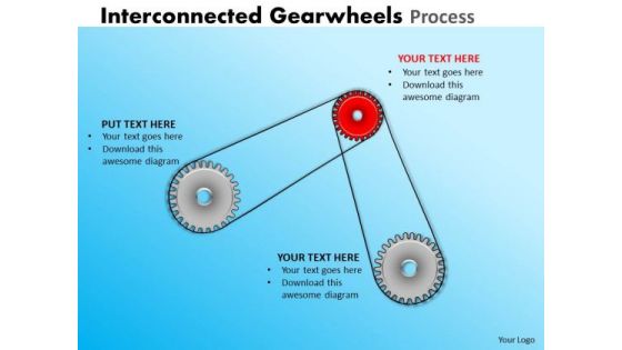 Marketing Diagram Interconnected Gearwheels Process Consulting Diagram