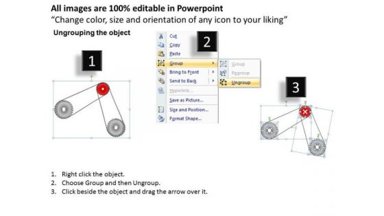 Marketing Diagram Interconnected Gearwheels Process Consulting Diagram