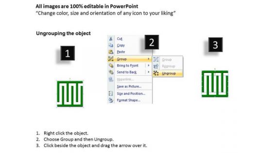 Marketing Diagram Labyrinth Rectangular Ppt Green Modal Business Finance Strategy Development