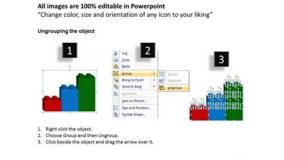 Marketing Diagram Lego Blocks Process 3 Stages Strategy Diagram