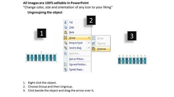 Marketing Diagram Linear Arrow 8 Stages Strategy Diagram