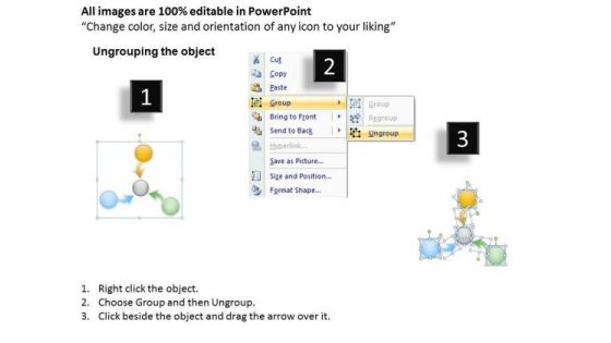 Marketing Diagram Many To One Process 3 Step 3 Consulting Diagram