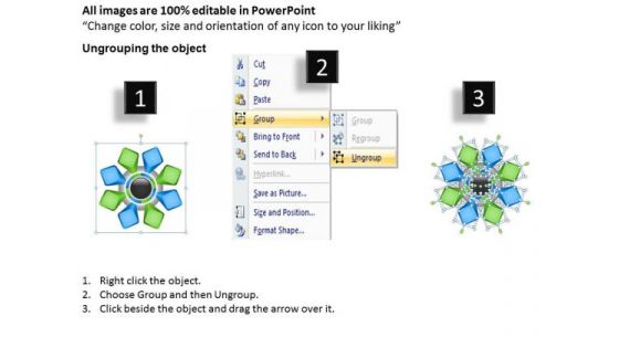 Marketing Diagram Mixed Diagram With 8 Stages For Business Consulting Diagram