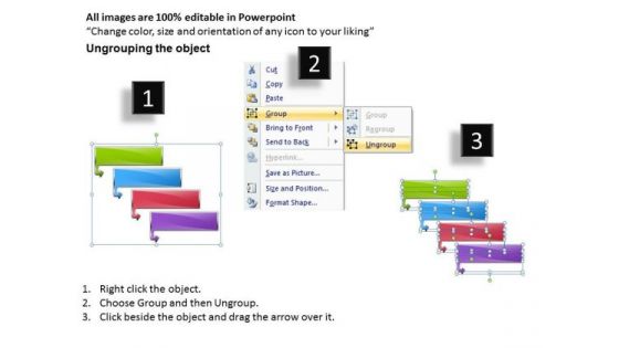 Marketing Diagram Planning Process Diagram With 4 Stages Strategy Diagram
