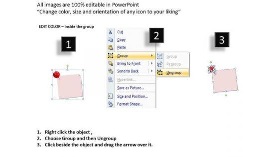 Marketing Diagram Post It Notes Style 1 Strategy Diagram