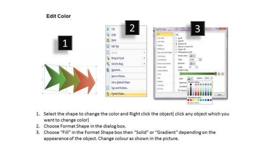 Marketing Diagram Strategy Diagram Linear Arrow Process 3 Stages Sales Diagram
