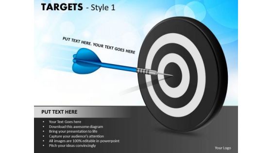 Marketing Diagram Targets Style 1 Sales Diagram