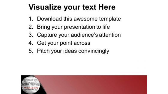 Marketing Is The Tool Of Business Growth PowerPoint Templates Ppt Backgrounds For Slides 0613
