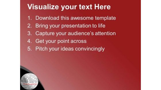 Marketing Is The Tool Of Business Growth PowerPoint Templates Ppt Backgrounds For Slides 0613