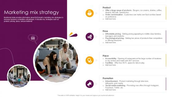 Marketing Mix Strategy Food And Beverages Company Profile Ppt Template CP SS V